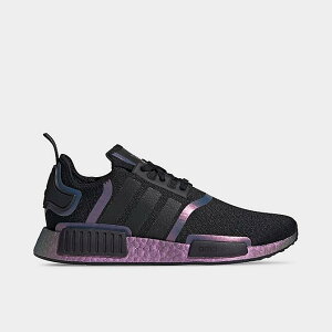 AfB_X Y V[Y adidas Originals NMD R1 Xj[J[ Core Black/Metallic Purple