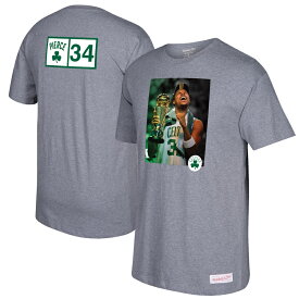 ミッチェル＆ネス メンズ Tシャツ Paul Pierce "Boston Celtics" Mitchell & Ness Graphic T-Shirt - Gray