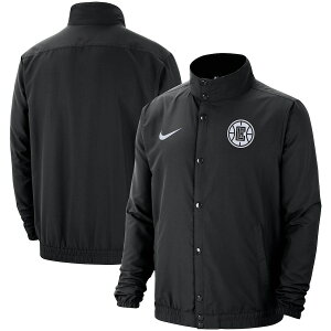 iCL Y WPbg "LA Clippers" Nike City Edition Lightweight DNA Full-Snap Jacket - Black