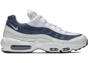 iCL Y GA}bNX95 Nike Air Max 95 Essential White MIDNIGHT NAVY MONSOON BLUE