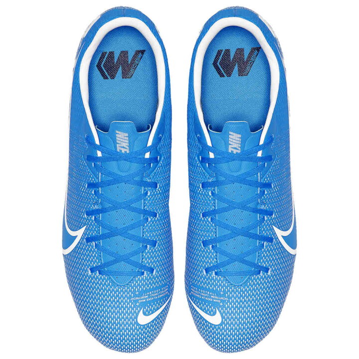 ナイキ メンズ Nike Mercurial Vapor 13 Academy FG/MG サッカー スパイク Blue Hero/White/Obsidian オリジナルBOX無し trois HOMME ナイキ NIKE アカデミー クリムゾン 藍色 インディゴ バースト 白色 ホワイト 銀色 シルバー