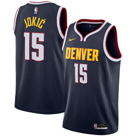 ナイキ メンズ ジャージ Nikola Jokic "Denver Nuggets" Nike 2020/21 Swingman Jersey Navy - Icon Edition