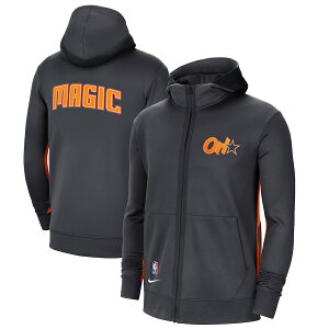 �i�C�L �����Y �p�[�J�[ Orlando Magic Nike 2020/21 City Edition Showtime Full-Zip Hoodie - Gray
