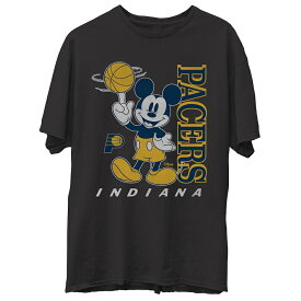 メンズ Tシャツ "Indiana Pacers" Junk Food Disney Vintage Mickey Baller T-Shirt - Black
