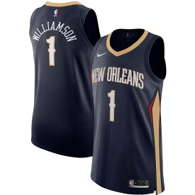ナイキ メンズ ジャージ Zion Williamson "New Orleans Pelicans" Nike Authentic Player Jersey - Icon Edition - Navy