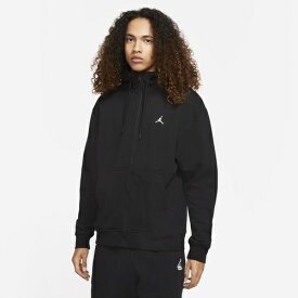 ジョーダン メンズ パーカー Jordan Essential Fleece Full-Zip Hoodie - Black/Black