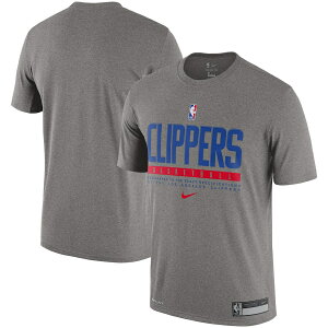 �i�C�L �����Y T�V���c LA Clippers Nike Legend Practice Performance T-Shirt - Heathered Charcoal