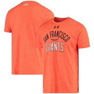 �A���_�[�A�[�}�[ �����Y T�V���c San Francisco Giants Under Armour Crossed Bat Tri-Blend Performance T-Shirt - Orange