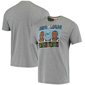�����Y T�V���c Antawn Jamison/Caron Butler Washington Wizards Homage NBA Jam Tri-Blend T-Shirt - Gray