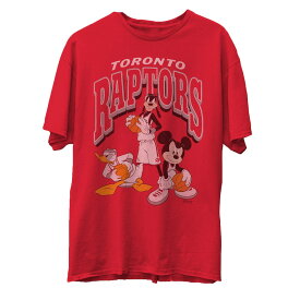 メンズ Tシャツ "Toronto Raptors" Junk Food Disney Mickey Squad T-Shirt - Red