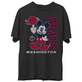 メンズ Tシャツ "Washington Wizards" Junk Food Disney Vintage Mickey Baller T-Shirt - Black