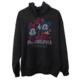 メンズ パーカー "Philadelphia 76ers" Junk Food Disney Mickey & Minnie 2020/21 City Edition Pullover Hoodie - Black