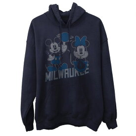 メンズ パーカー "Milwaukee Bucks" Junk Food Disney Mickey & Minnie 2020/21 City Edition Pullover Hoodie - Navy