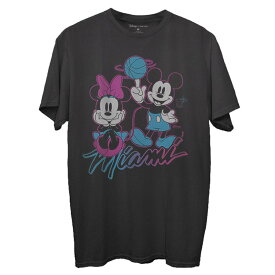 メンズ Tシャツ "Miami Heat" Junk Food Disney Mickey & Minnie 2020/21 City Edition T-Shirt - Black