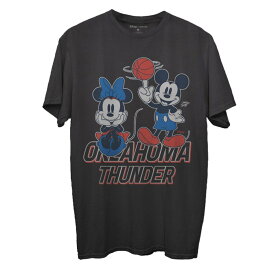 メンズ Tシャツ "Oklahoma City Thunder" Junk Food Disney Mickey & Minnie 2020/21 City Edition T-Shirt - Black