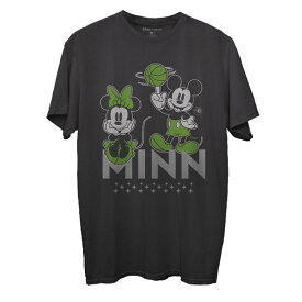 メンズ Tシャツ "Minnesota Timberwolves" Junk Food Disney Mickey & Minnie 2020/21 City Edition T-Shirt - Black