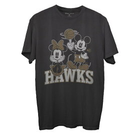 メンズ Tシャツ "Atlanta Hawks" Junk Food Disney Mickey & Minnie 2020/21 City Edition T-Shirt - Black