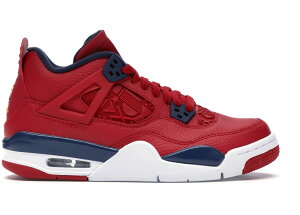 W[_ LbY/fB[X g4 obV Air Jordan Retro 4 GS Xj[J[ University Red/Obsidian/White
