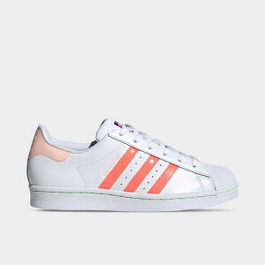 AfB_X fB[X X[p[X^[ adidas Originals Superstar Xj[J[ Cloud White/Signal Pink/Shock Purple