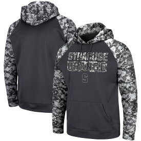 メンズ パーカー "Syracuse Orange" Colosseum OHT Military Appreciation Digital Camo Pullover Hoodie - Charcoal