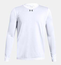 アンダーアーマー キッズ ロンT Under Armour LongSleeve Shirt UA Locker 長袖 White / Graphite