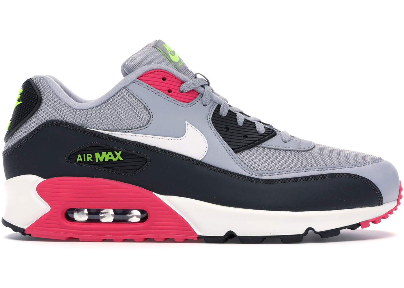 air max 90 gray and pink