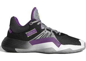 �A�f�B�_�X �����Y �h�m�o�� �~�b�`�F�� adidas D.O.N. Issue 1 �o�b�V�� Grey Three/Glory Purple/Black