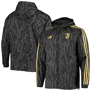 AfB_X Y WPbg "Juventus" adidas Full-Zip Windbreaker Jacket - Black