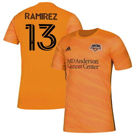 アディダス メンズ ジャージ Christian Ramirez "Houston Dynamo" adidas 2020 Primary Replica Player Jersey - Orange