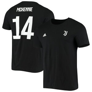 �A�f�B�_�X �����Y T�V���c Weston McKennie Juventus adidas Amplifier Name - Number T-Shirt - Black