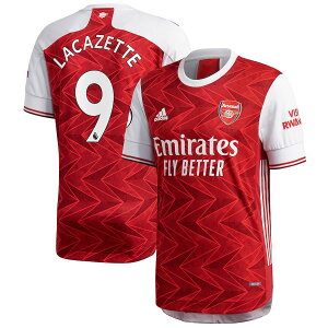 AfB_X Y W[W Alexandre Lacazette "Arsenal" adidas 2020/21 Home Player Authentic Jersey - Maroon