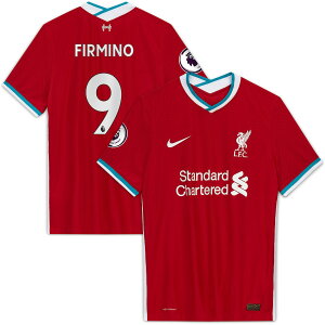 iCL Y W[W Roberto Firmino "Liverpool" Nike 2020/21 Home Authentic Player Jersey - Red