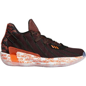 �A�f�B�_�X �����Y �o�b�V�� adidas Dame 7 - Black/Solar Red/White