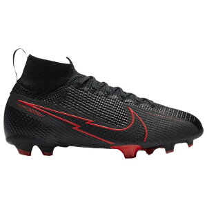 iCL LbY TbJ[XpCN Nike Mercurial Superfly 7 ELite FG GS - Black/Dark Smoke Grey/Chile Red