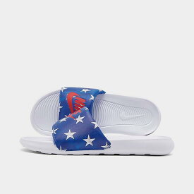 ナイキ レディース ベナッシ NIKE VICTORI ONE PRINT SLIDE サンダル Game Royal/University Red/Summit White