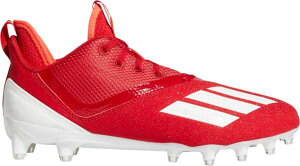 AfB_X Y TbJ[ XpCN adidas Men's adizero Scorch Football Cleats - Red/White