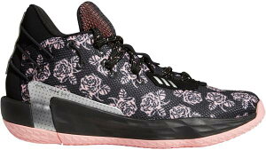 �A�f�B�_�X �����Y �o�b�V�� adidas Dame 7 - White/Pink/Silver