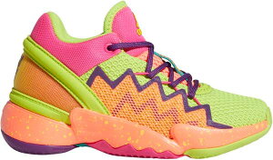 �A�f�B�_�X �L�b�Y �o�b�V�� adidas Kids' Preschool D.O.N. Issue #2 - Pink/Lime