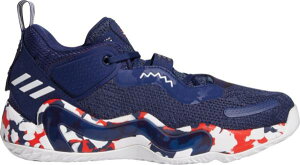 �A�f�B�_�X �����Y �C�V���[3 �o�b�V�� adidas D.O.N. Issue #3 Basketball Shoes - Navy/White/Red