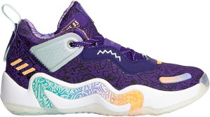 �A�f�B�_�X �L�b�Y �o�b�V�� adidas Kids' Preschool D.O.N. Issue #3 - Purple/Mint