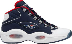 [{bN Y obV Reebok Question Mid - Navy/White/Red
