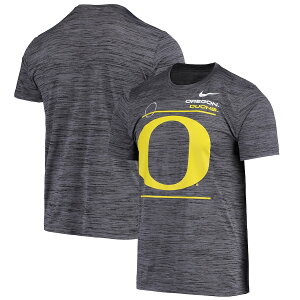 �i�C�L �����Y T�V���c Oregon Ducks Nike 2021 Sideline Velocity Performance T-Shirt - Black