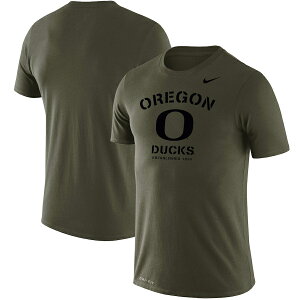 �i�C�L �����Y T�V���c Oregon Ducks Nike Stencil Arch Performance T-Shirt - Olive