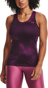 A_[A[}[ fB[X ^Ngbv Under Armour Women's HeatGear Racer Tank - Polaris Purple/Pink