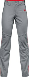 �A���_�[�A�[�}�[ �L�b�Y �싅 �p���c Under Armour Boys Gameday Relaxed Pipe Pants - Grey/Red