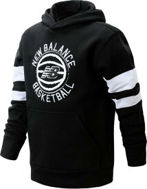 ニューバランス キッズ パーカー New Balance Boys' Basketball Pullover Hoodie - Black