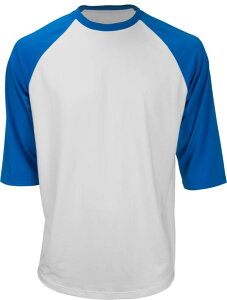 �}���b�` �����Y �싅 �V���c Marucci Men's 3/4 Performance Baseball Top - White/Royal