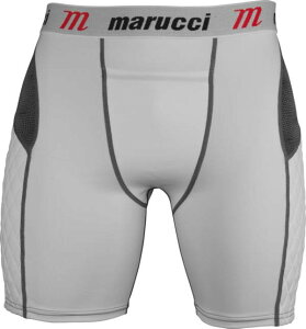 �}���b�` �L�b�Y �싅 �X���C�f�B���O�V���[�c Marucci Boys' Padded Baseball Sliding Shorts w/ Cup - White