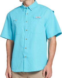 フィールドアンドストリーム メンズ シャツ Field & Stream Men's Latitude II Woven Fishing Button Down T-Shirt - Blue Atoll