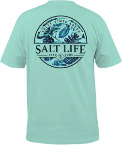 �\���g���C�t �����Y T�V���c Salt Life Men's Paradise Seas Short Sleeve Graphic T-Shirt - ARUBA BLUE